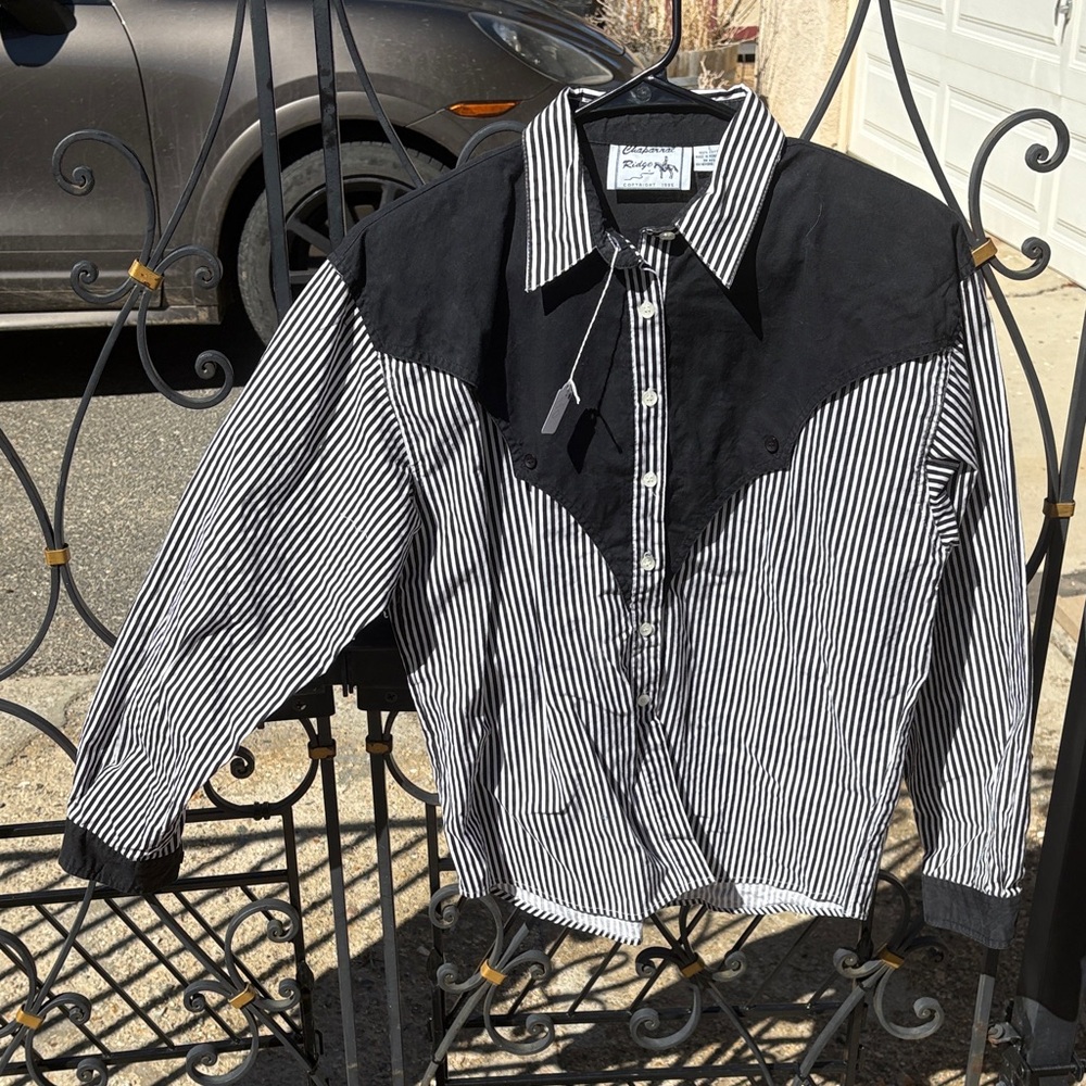 Chaparral Ridge Striped Button-Up Shirt